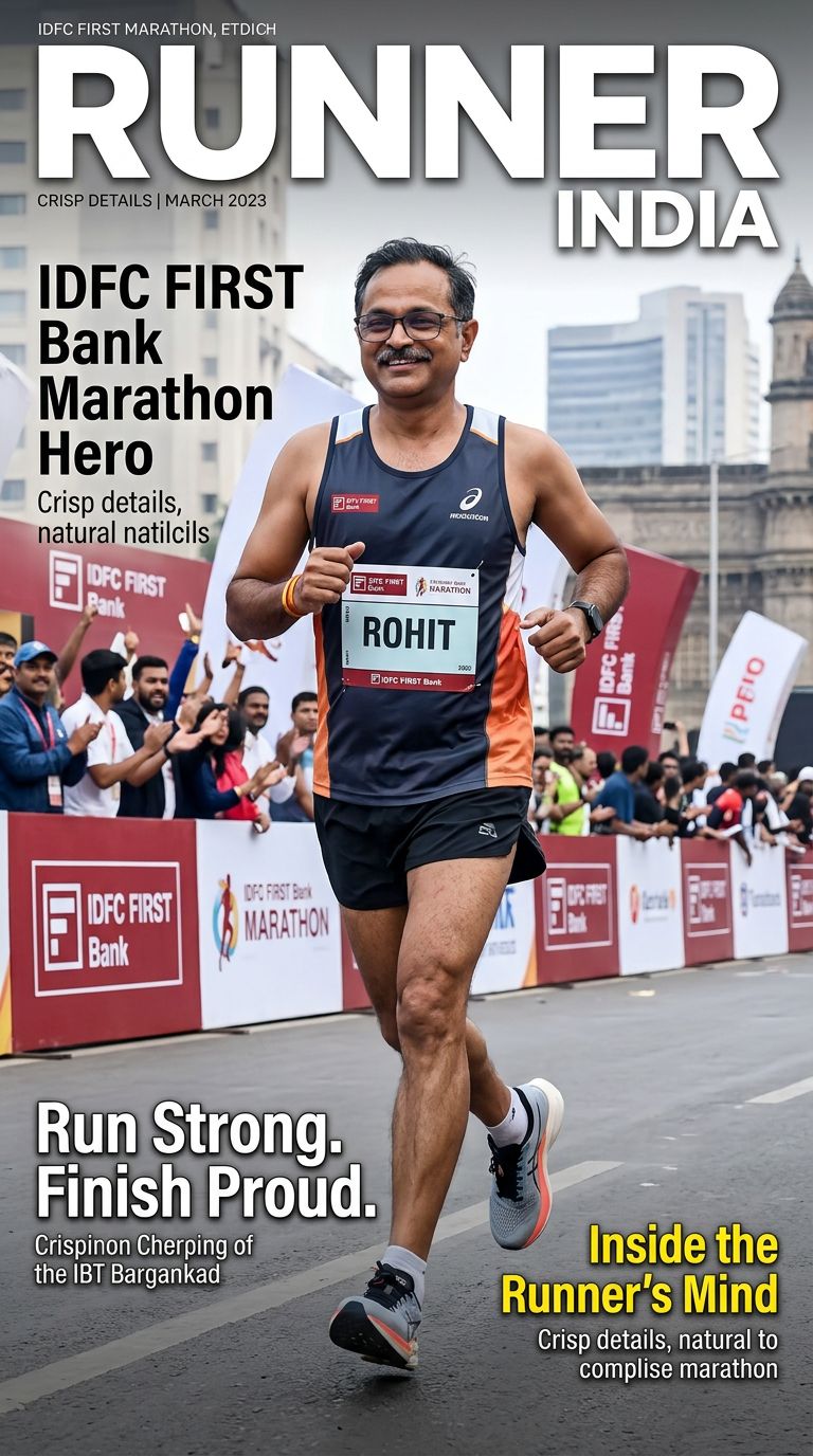 AI Marathon Portrait Experience for IDFC FIRST Bank in Bengaluru