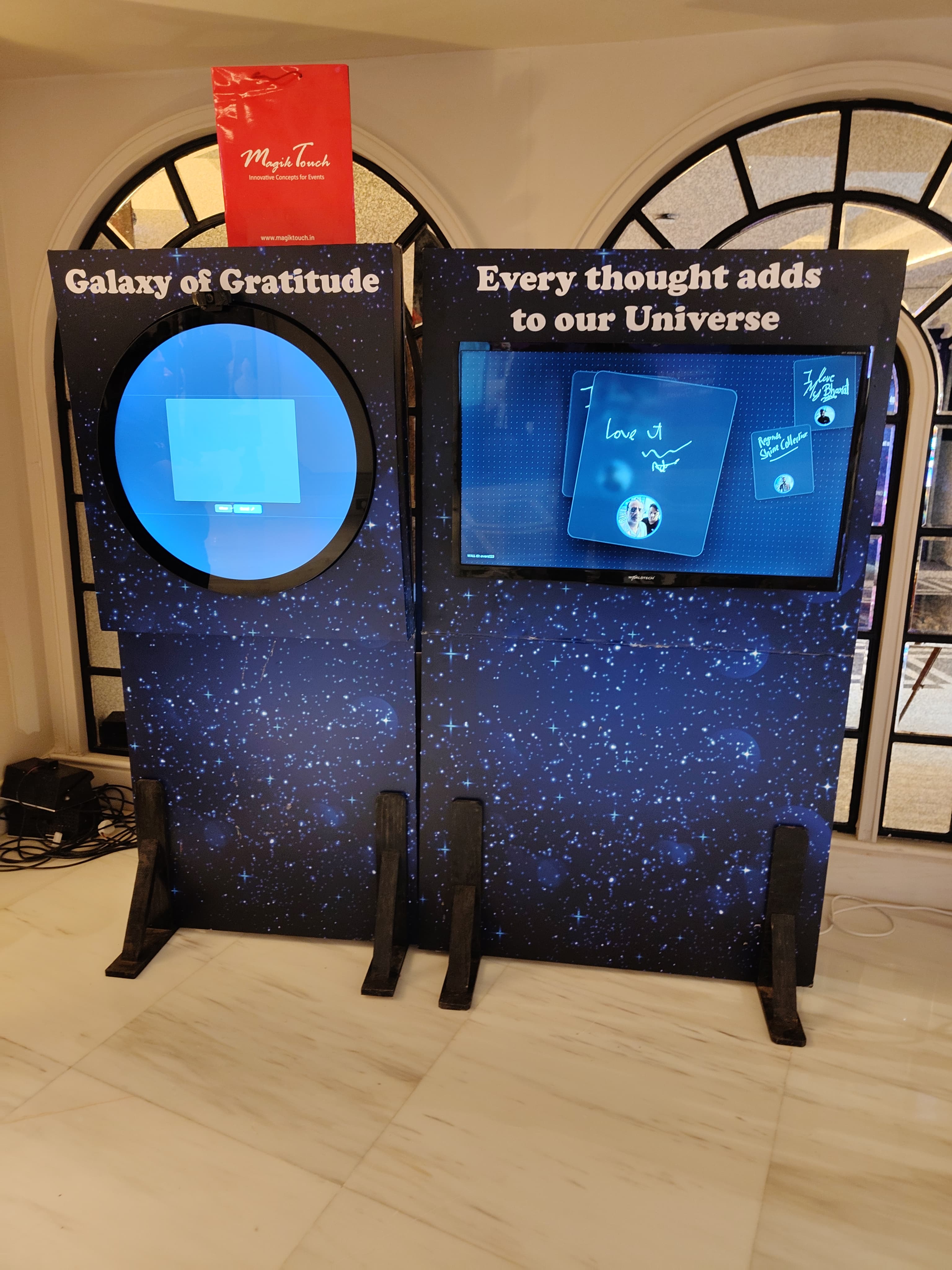 Feedback Wall interactive event experience