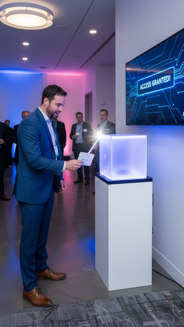 RFID Cube interactive event experience