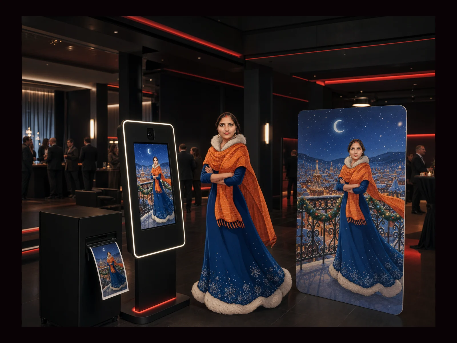 AI Ghibli Photo Booth interactive event experience by Magik Touch