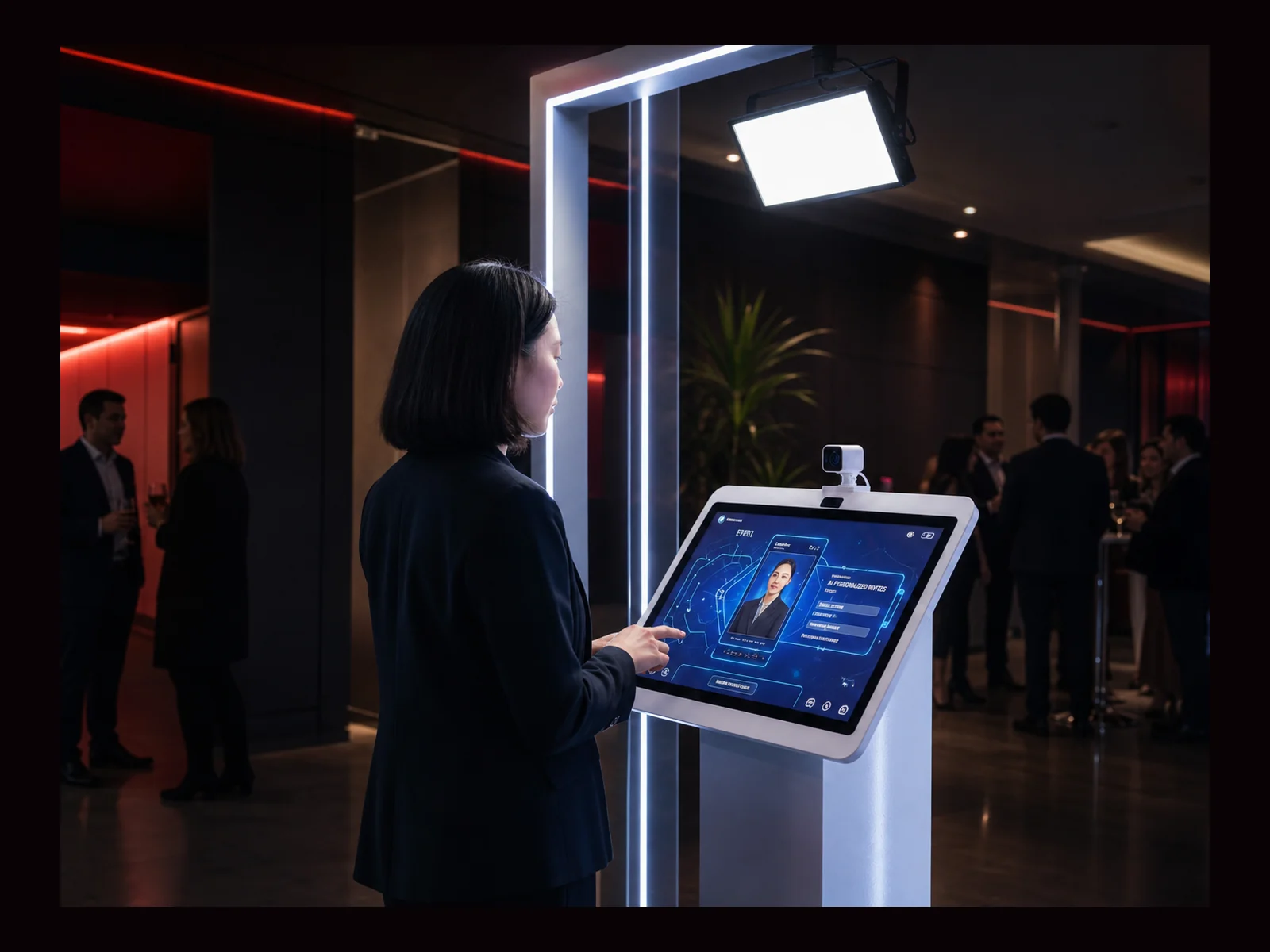 AI Personalised Invites interactive event experience by Magik Touch