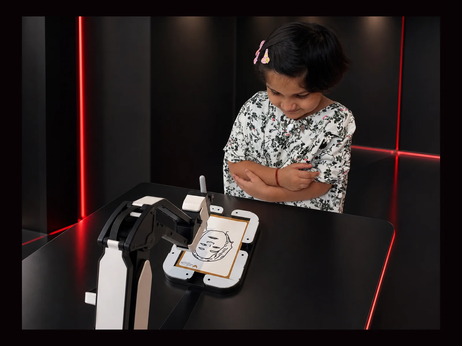 AI Sketch Bot interactive event experience by Magik Touch
