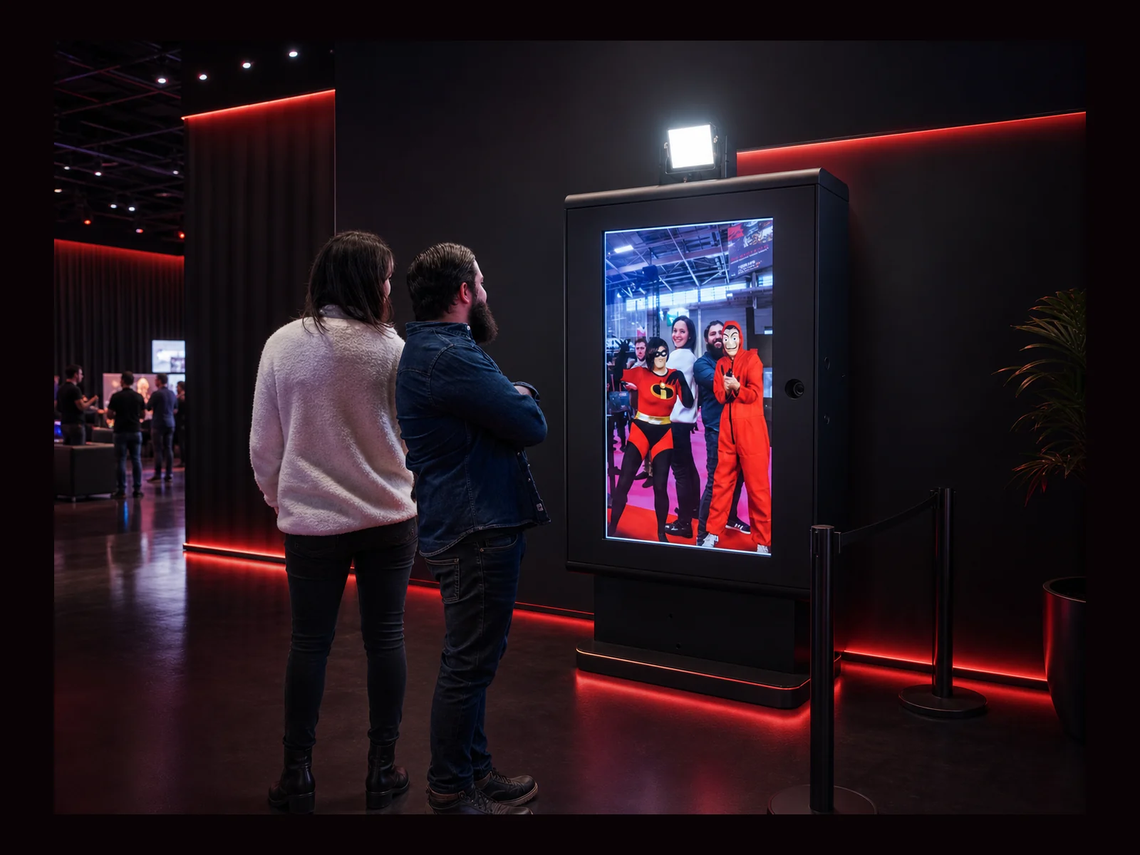AR Photo Booth interactive event experience by Magik Touch