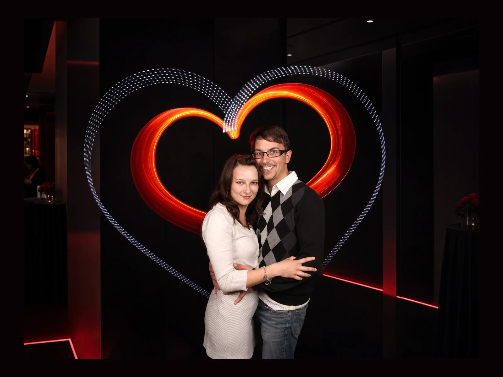 Black Photo Booth interactive event experience by Magik Touch