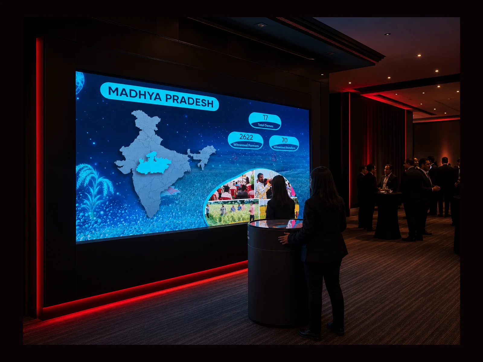 Discovery Wheel interactive event experience by Magik Touch
