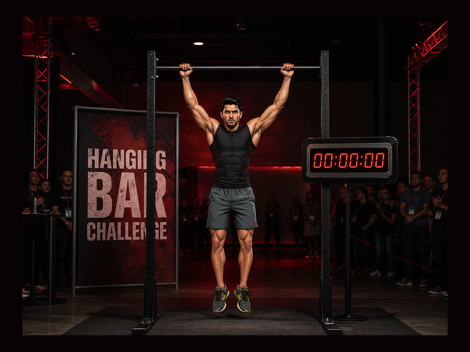 Hanging Bar Game interactive event experience by Magik Touch