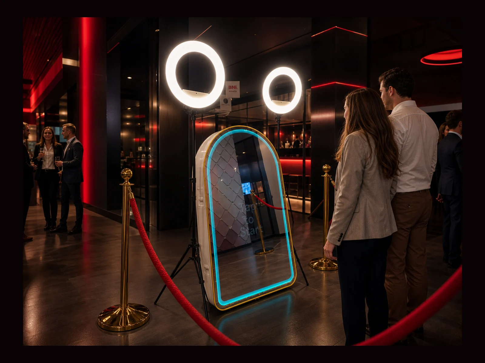 Jumbo Mirror Photobooth interactive event experience by Magik Touch