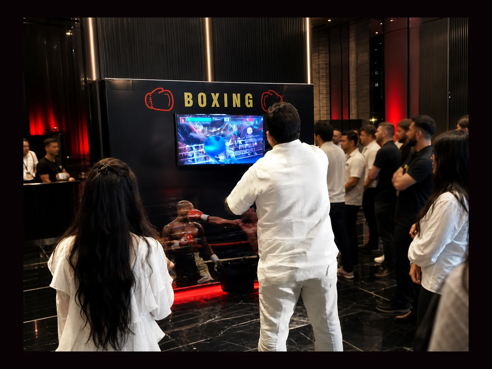 Motion Boxing Game interactive event experience by Magik Touch