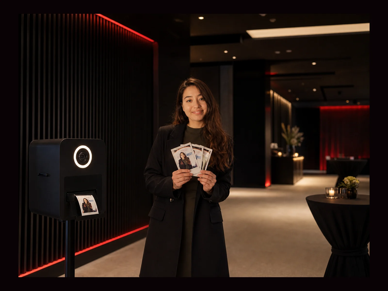 Polaroid Magnet Photobooth interactive event experience by Magik Touch