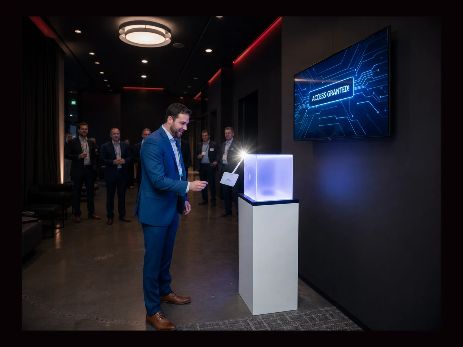 RFID Cube interactive event experience by Magik Touch