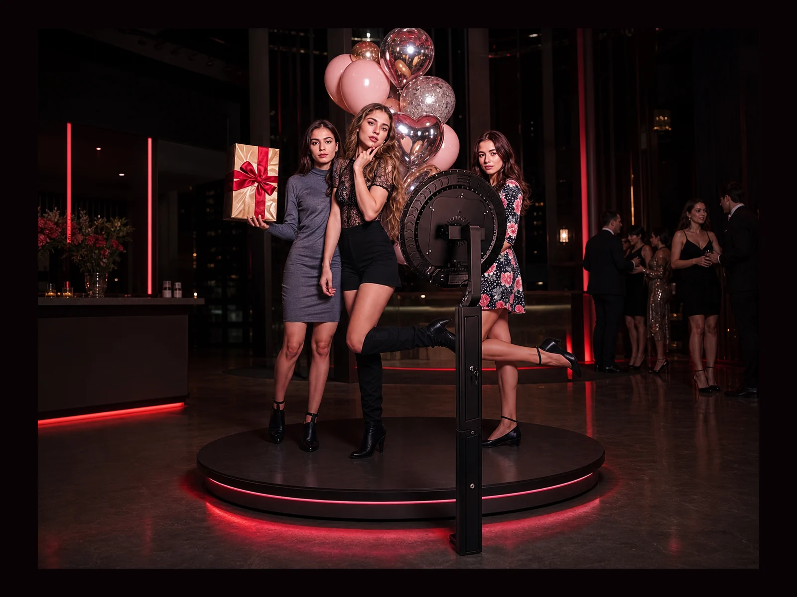 Sky Spinny Booth interactive event experience by Magik Touch