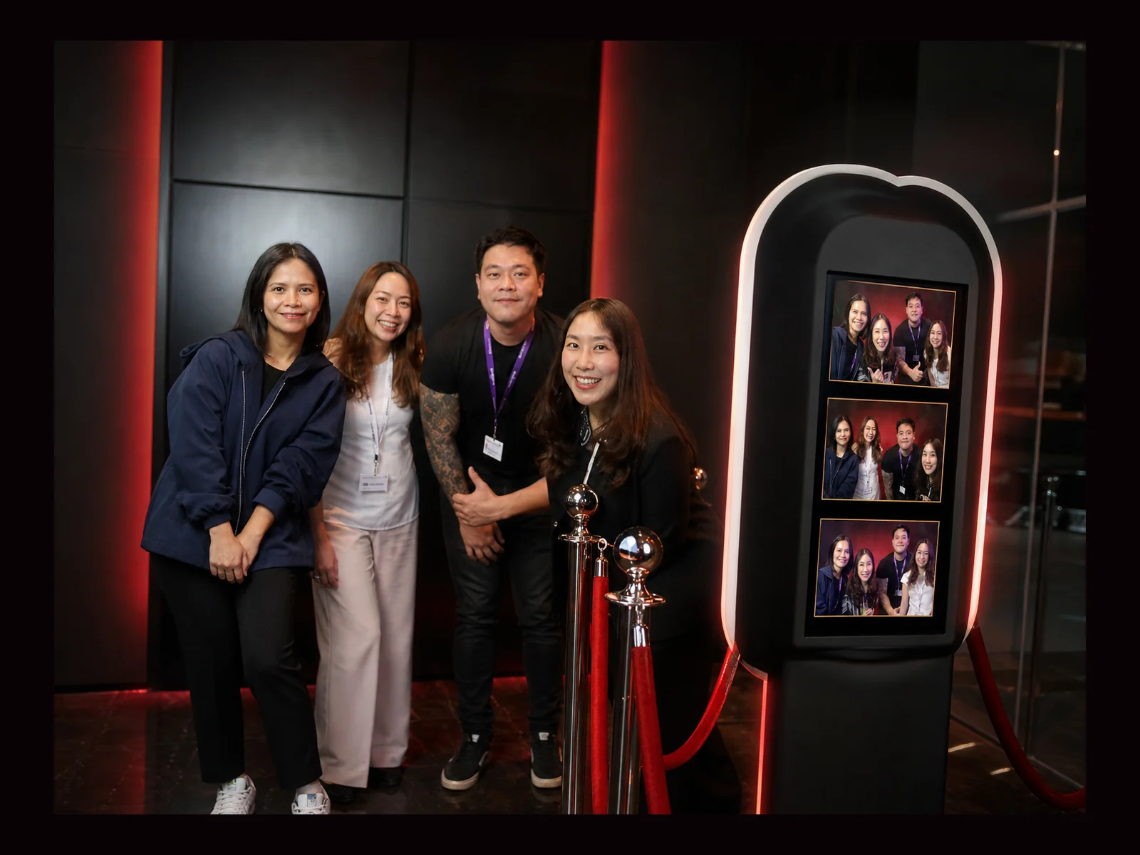 Strip Photobooth interactive event experience by Magik Touch