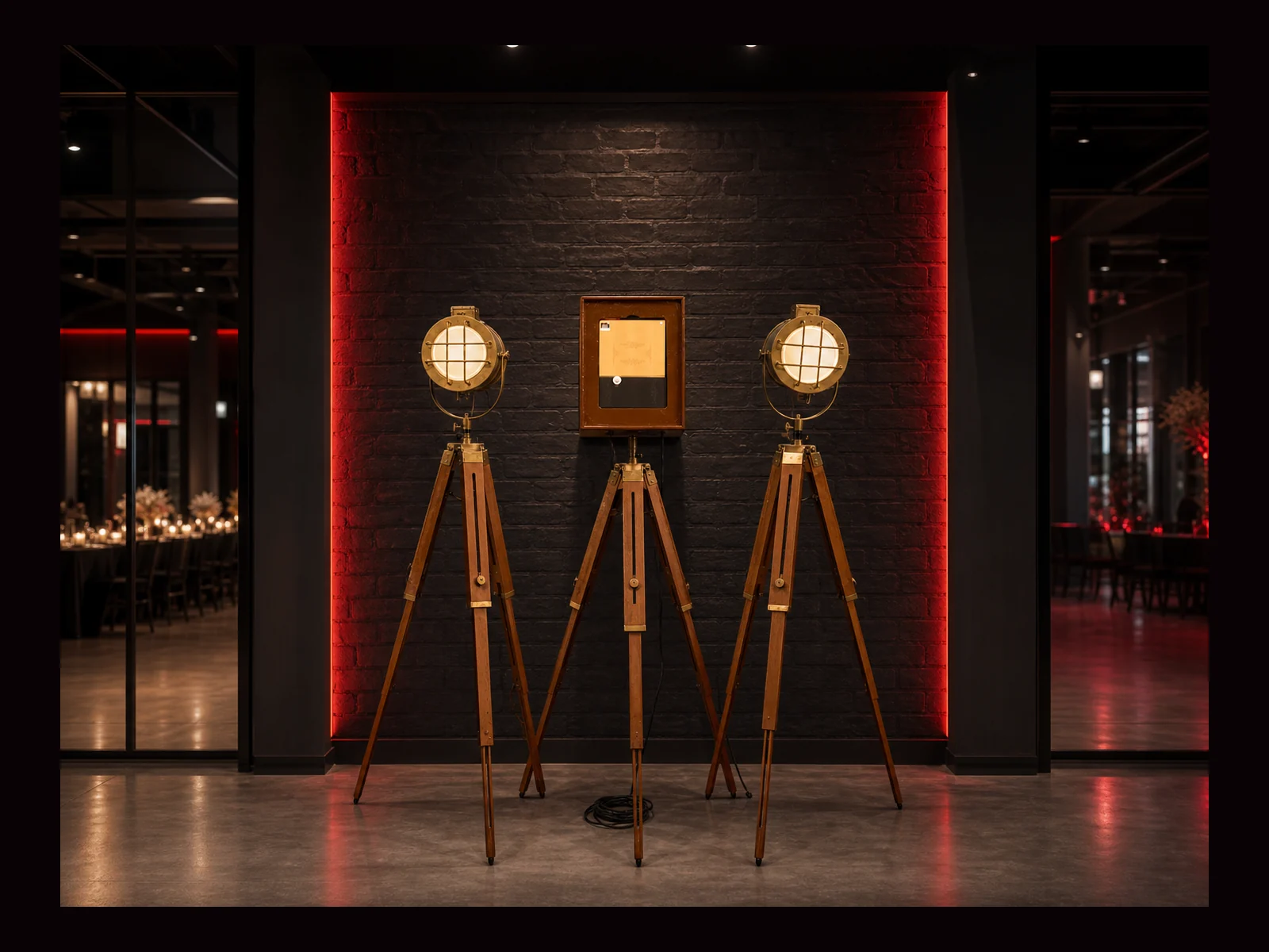 Vintage Photo Booth interactive event experience by Magik Touch